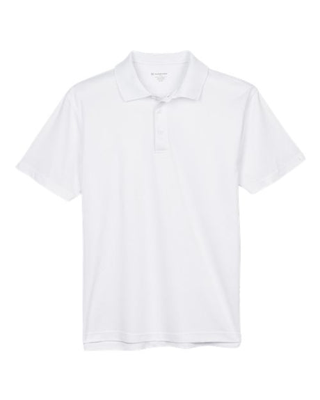 Harriton Men's Polyester Jersey Polo