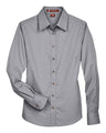 Harriton Women's Easy Blend Long Sleeve Twill Dress Shirt with Stain-Release
