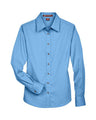 Harriton Women's Easy Blend Long Sleeve Twill Dress Shirt with Stain-Release