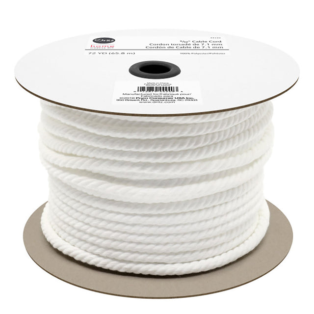 Dritz Home 9/32" Cable Cord - White - 72yds
