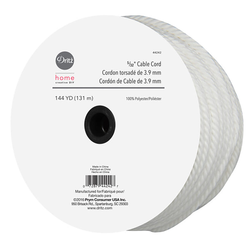Dritz Home 5/32" Cable Cord - White - 144yds