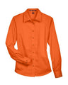 Harriton Women's Easy Blend Long Sleeve Twill Dress Shirt with Stain-Release