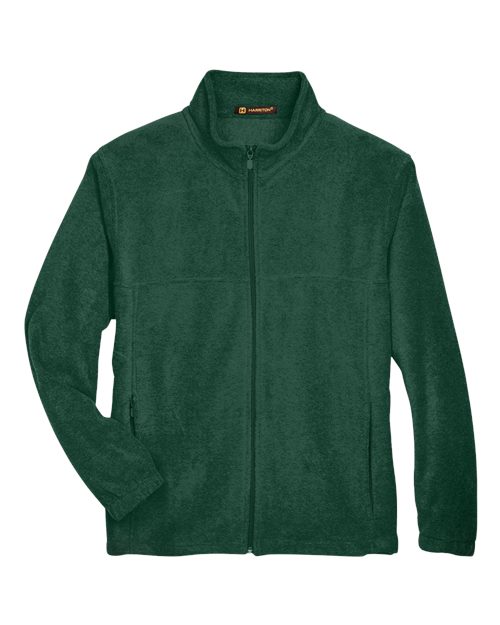 Harriton Men's Full-Zip Fleece Jacket