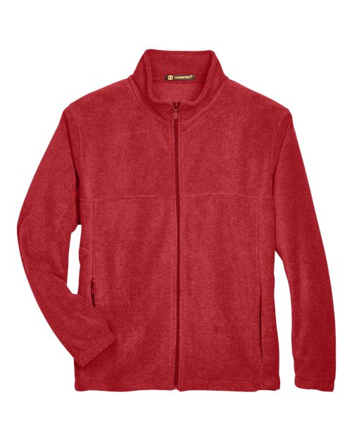 Harriton Men's Full-Zip Fleece Jacket