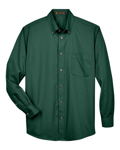 Harriton Men's Easy Blend Twill Shirt