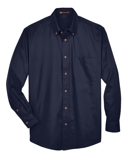 Harriton Men's Easy Blend Twill Shirt