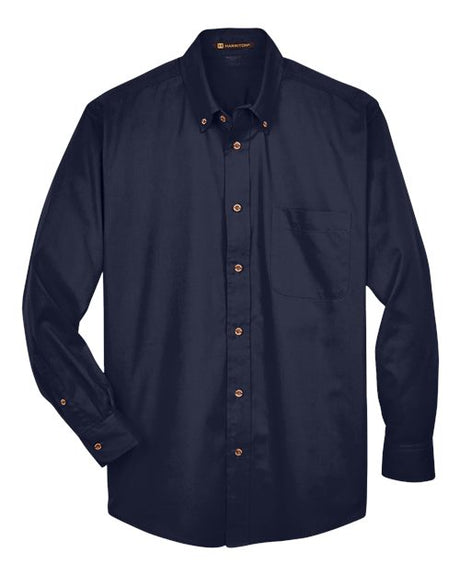Harriton Men's Easy Blend Twill Shirt