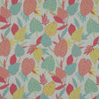 Cotton Poplin - White and Green Leaves and Dots - Botanique a La Discotheque Print - Mood Exclusive Avenable Collection