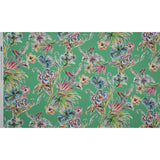 Cotton Poplin - Kelly Green Floral - Creativite Epanouie Print - Mood Exclusive Avenable Collection
