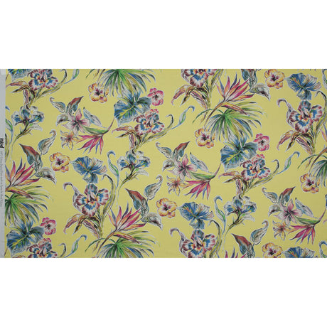Cotton Poplin - Vibrant Yellow Floral - Creativite Epanouie Print - Mood Exclusive Avenable Collection