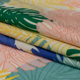 Mood Exclusive Feuilles Soufflées par le vent Tropical Cotton Poplin