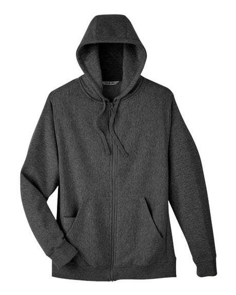 Team 365 Unisex Zone HydroSport Heavyweight Full-Zip Hooded Sweatshirt