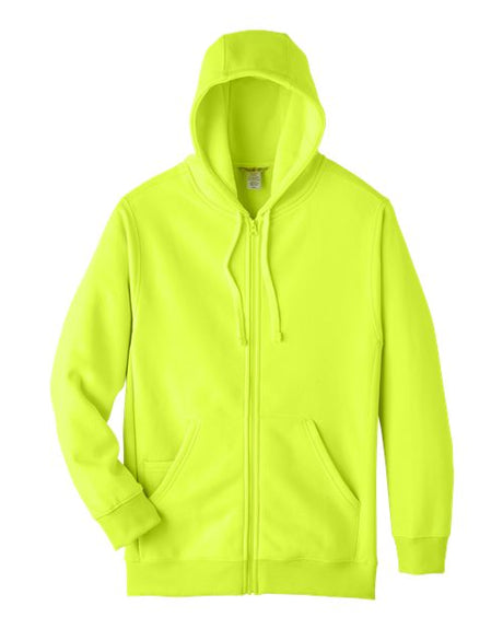 Team 365 Unisex Zone HydroSport Heavyweight Full-Zip Hooded Sweatshirt