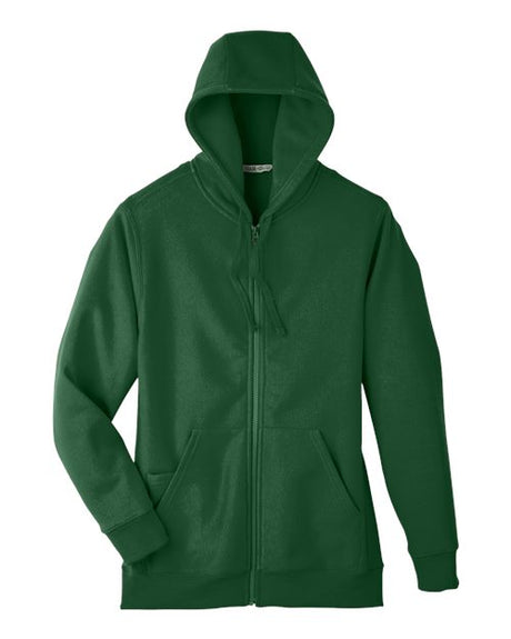Team 365 Unisex Zone HydroSport Heavyweight Full-Zip Hooded Sweatshirt