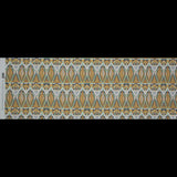 Cotton Poplin - Blue and Yellow Stairstep Diamonds - Formes Jaunes Print - Mood Exclusive Avenable Collection