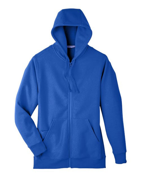 Team 365 Unisex Zone HydroSport Heavyweight Full-Zip Hooded Sweatshirt