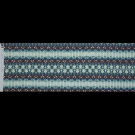 Cotton Poplin - Blue and Red Abstract - Rorschach Rainbow Print - Mood Exclusive Avenable Collection