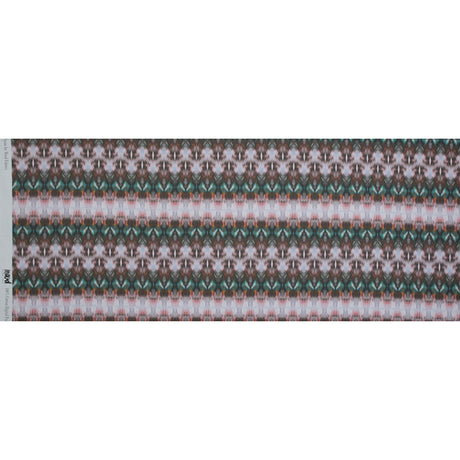 Cotton Poplin - Green and Red Abstract - Rorschach Rainbow Print - Mood Exclusive Avenable Collection