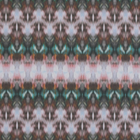 Cotton Poplin - Green and Red Abstract - Rorschach Rainbow Print - Mood Exclusive Avenable Collection