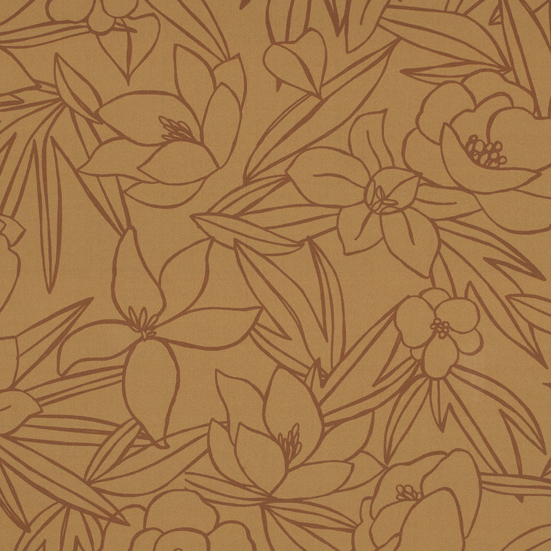 Mood Exclusive Night in Tunisia Orange Cotton Poplin