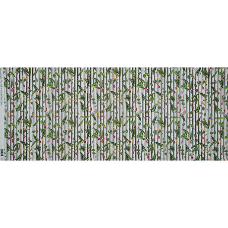 Mood Exclusive White Joy of Friendship Stretch Cotton Sateen
