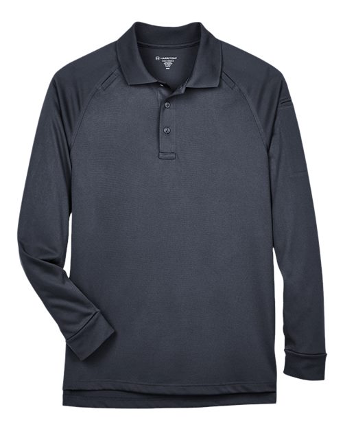 Harriton Men's Advantage Long Sleeve Tactical Polo