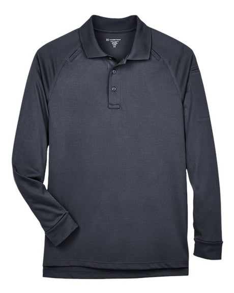 Harriton Men's Advantage Long Sleeve Tactical Polo