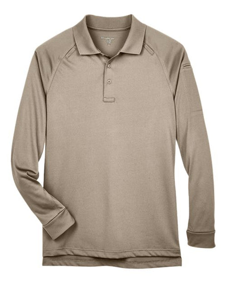 Harriton Men's Advantage Long Sleeve Tactical Polo