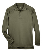 Harriton Men's Advantage Long Sleeve Tactical Polo