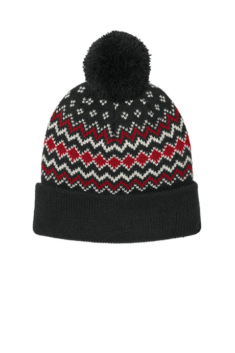 Port Authority® Alpine Pom Beanie