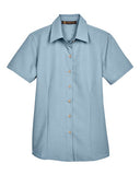 Harriton Women's Barbados Textured Camp Shirt
