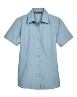 Harriton Women's Barbados Textured Camp Shirt