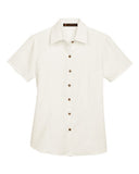 Harriton Women's Barbados Textured Camp Shirt