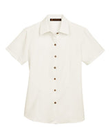 Harriton Women's Barbados Textured Camp Shirt