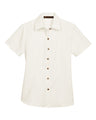 Harriton Women's Barbados Textured Camp Shirt