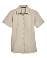 Harriton Women's Barbados Textured Camp Shirt