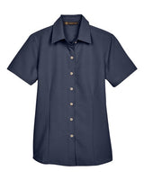 Harriton Women's Barbados Textured Camp Shirt