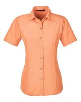 Harriton Women's Barbados Textured Camp Shirt