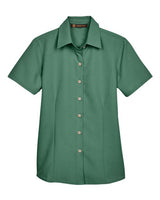 Harriton Women's Barbados Textured Camp Shirt