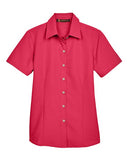 Harriton Women's Barbados Textured Camp Shirt
