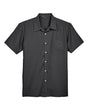 Harriton Men's Barbados Textured Camp Shirt