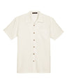 Harriton Men's Barbados Textured Camp Shirt