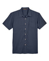 Harriton Men's Barbados Textured Camp Shirt