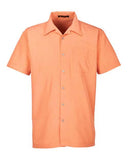 Harriton Men's Barbados Textured Camp Shirt