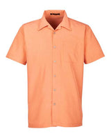 Harriton Men's Barbados Textured Camp Shirt
