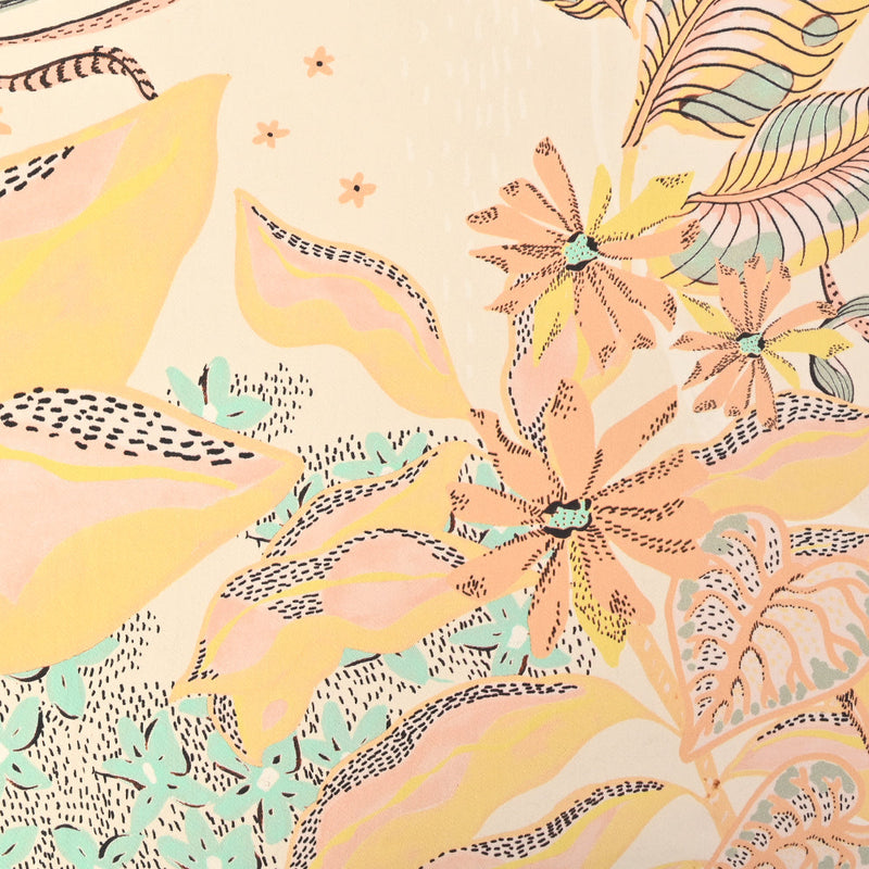 Mood Exclusive Aromatic Reverie Peach Stretch Cotton Sateen