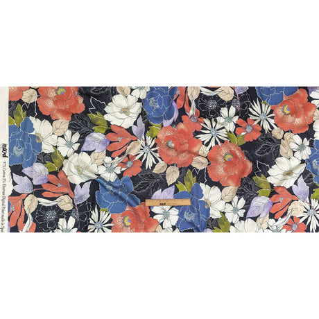 Mood Exclusive Pink and Parisian Night Floral Phantasmagoria Stretch Cotton Sateen