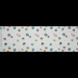Stretch Cotton Sateen - Off-White Painterly Polka Dots - Bubblegum Pop Print - Mood Exclusive Avenable Collection