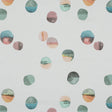 Stretch Cotton Sateen - Off-White Painterly Polka Dots - Bubblegum Pop Print - Mood Exclusive Avenable Collection