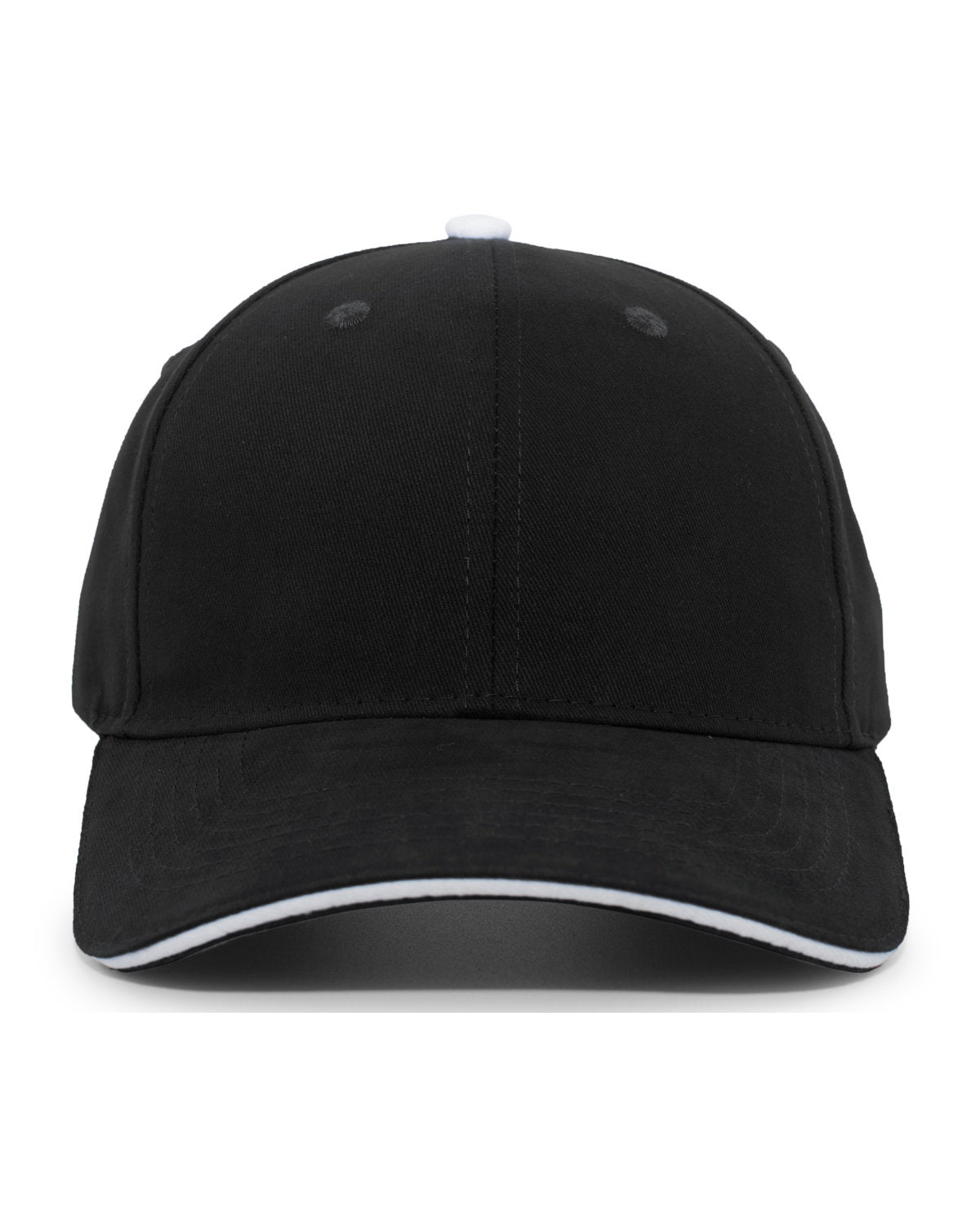 Brushed Twill Cap With Sandwich Bill